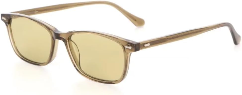 

Модные ретро-солнцезащитные очки овальной формы с заклепками для женщин и мужчин, ацетатные, с защитой от УФ-излучения UV400 и металлическими шарнирами TOIPASTN, Col.c2