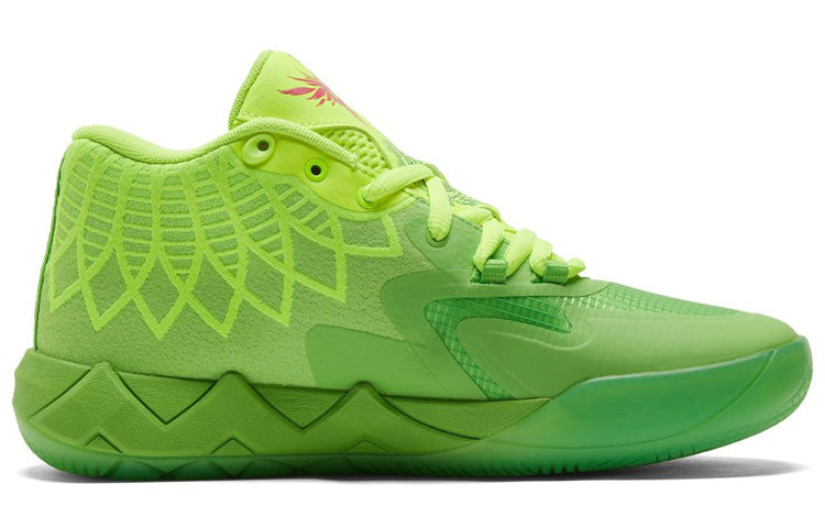 Кроссовки PUMA x Rick and Morty MB.01 LaMelo Ball 'Red Green', красный — фото 3