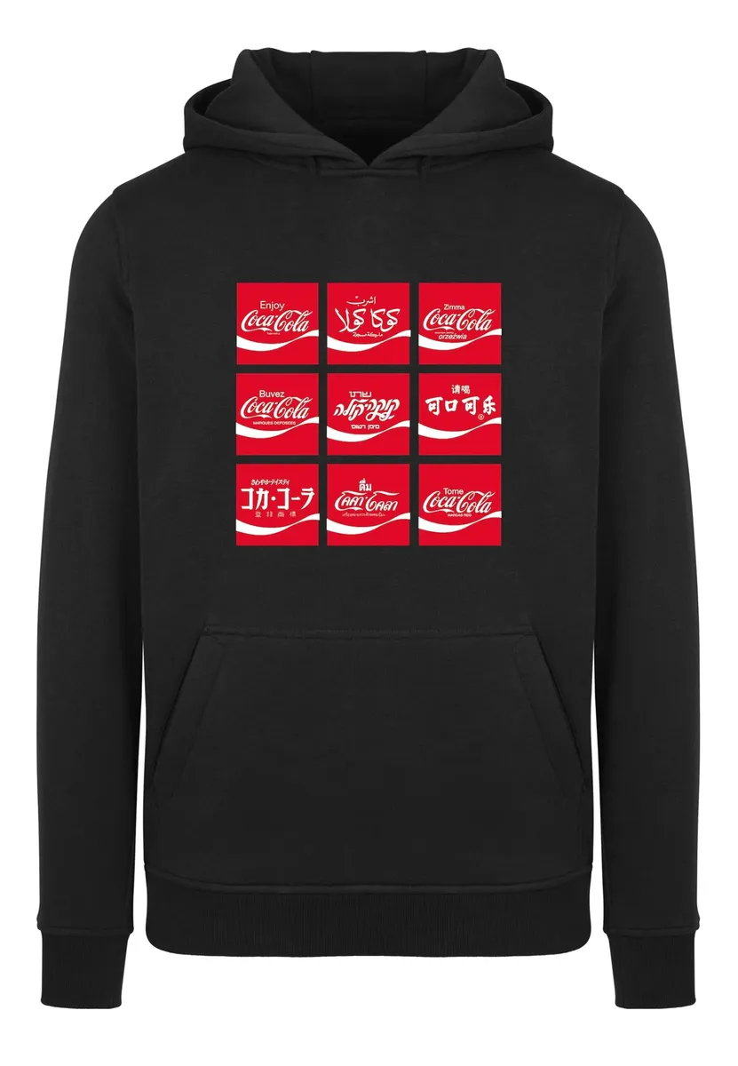 

Толстовка с капюшоном Merchcode " Merchcode Men's Coca Cola International Logo Hoody", черный