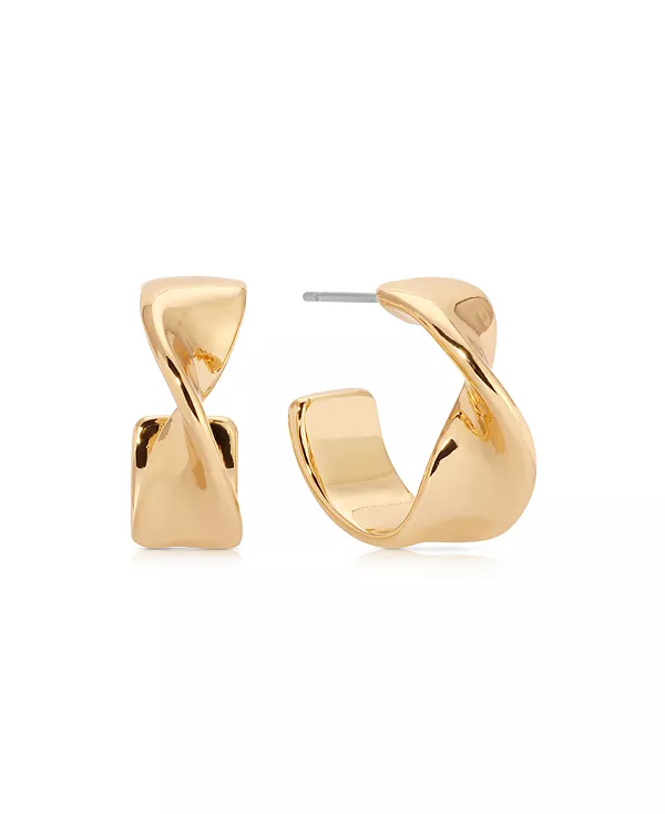 

Серьги-Кольца с закрученным кулоном Heirloom Ettika, gold