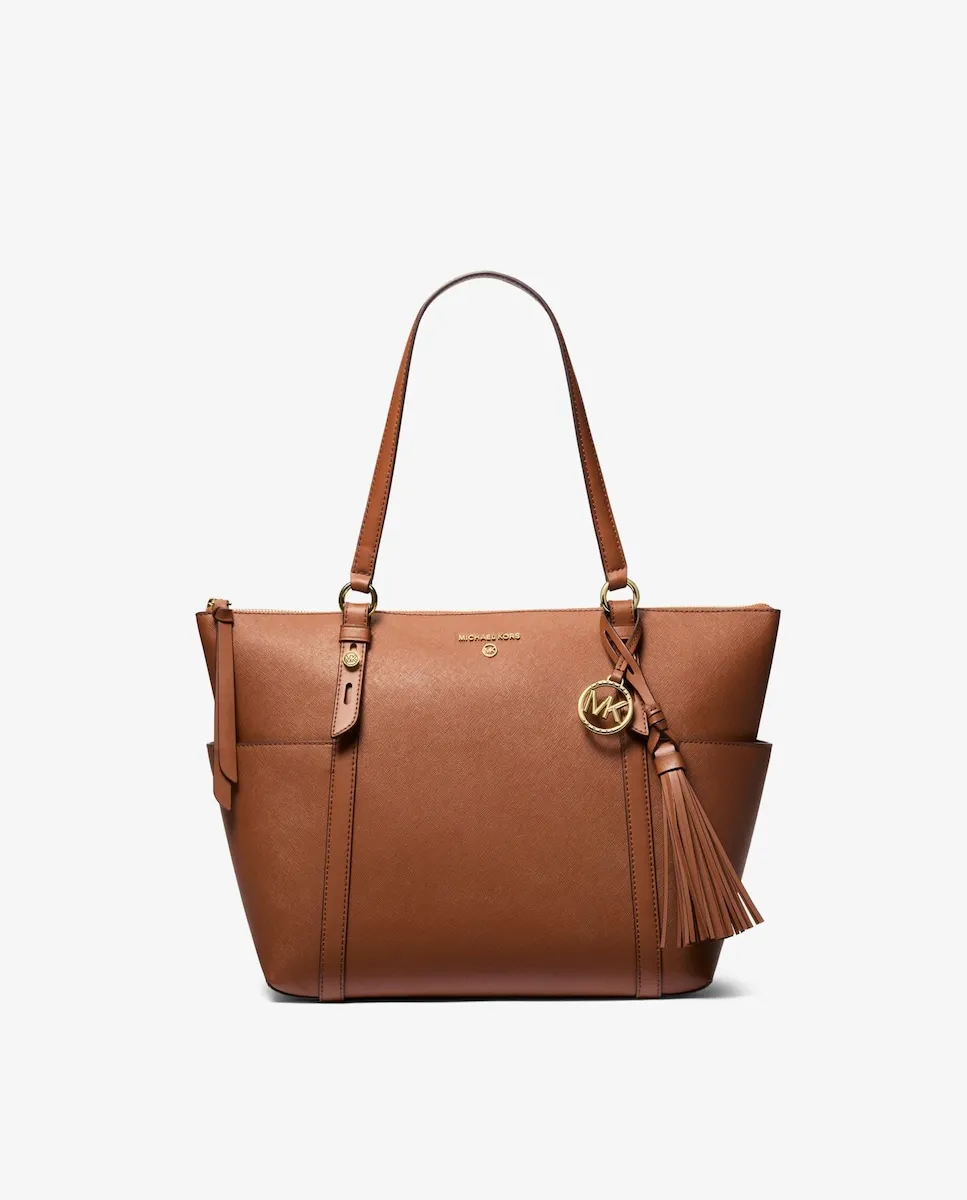 

Сумка-тоут Салливан из кожи Michael Michael Kors, коричневый