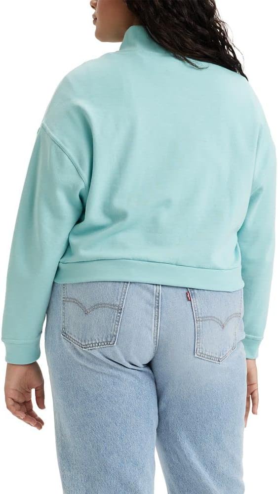 

Женский свитер Levi's с застежкой-молнией ¼ (также доступен в размере Plus), (New) Porcelain Blue