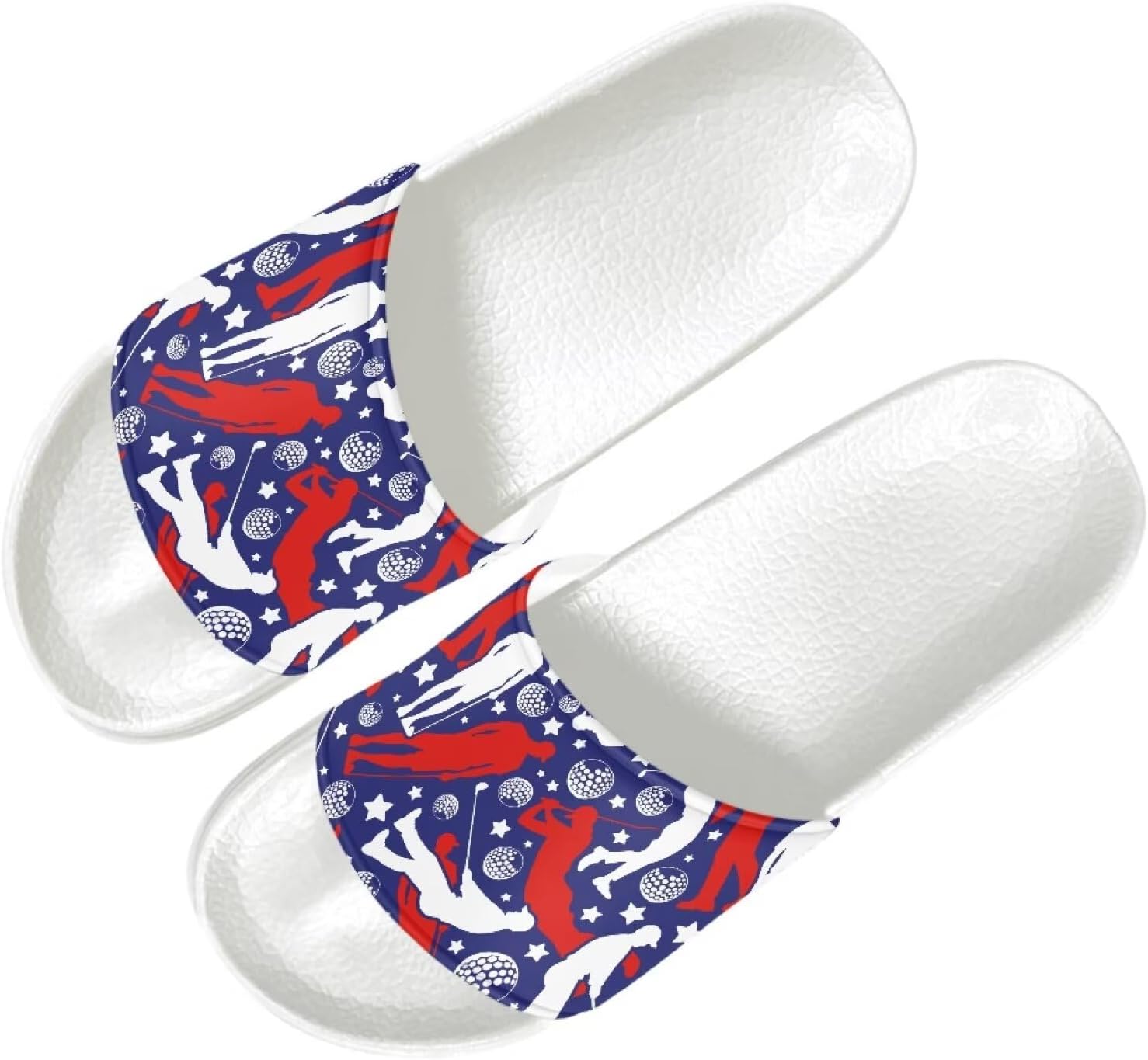 

Мужские удобные тапочки Quxjehoe Cloud, повседневные шлепанцы, сандалии, нескользящие тапочки для улицы и дома, размеры 5-14, Camo Golf