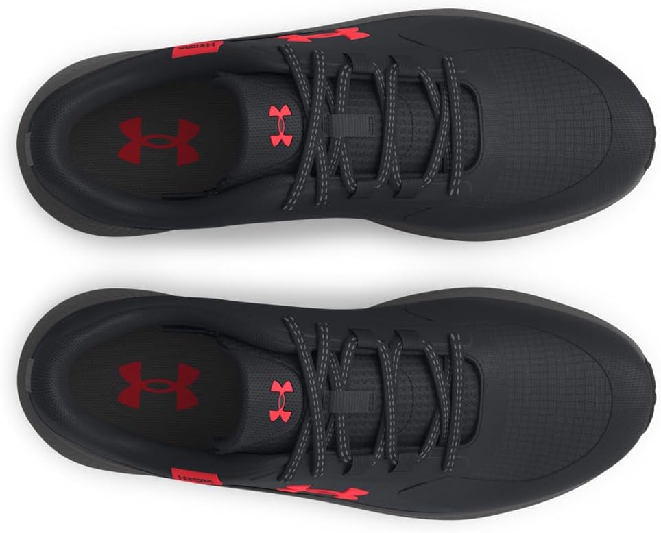Under Armour мужские кроссовки Charged Bandit Trail 3 Storm Proof для трейлраннинга, (003) Black/Black/Racer Red — фото 4