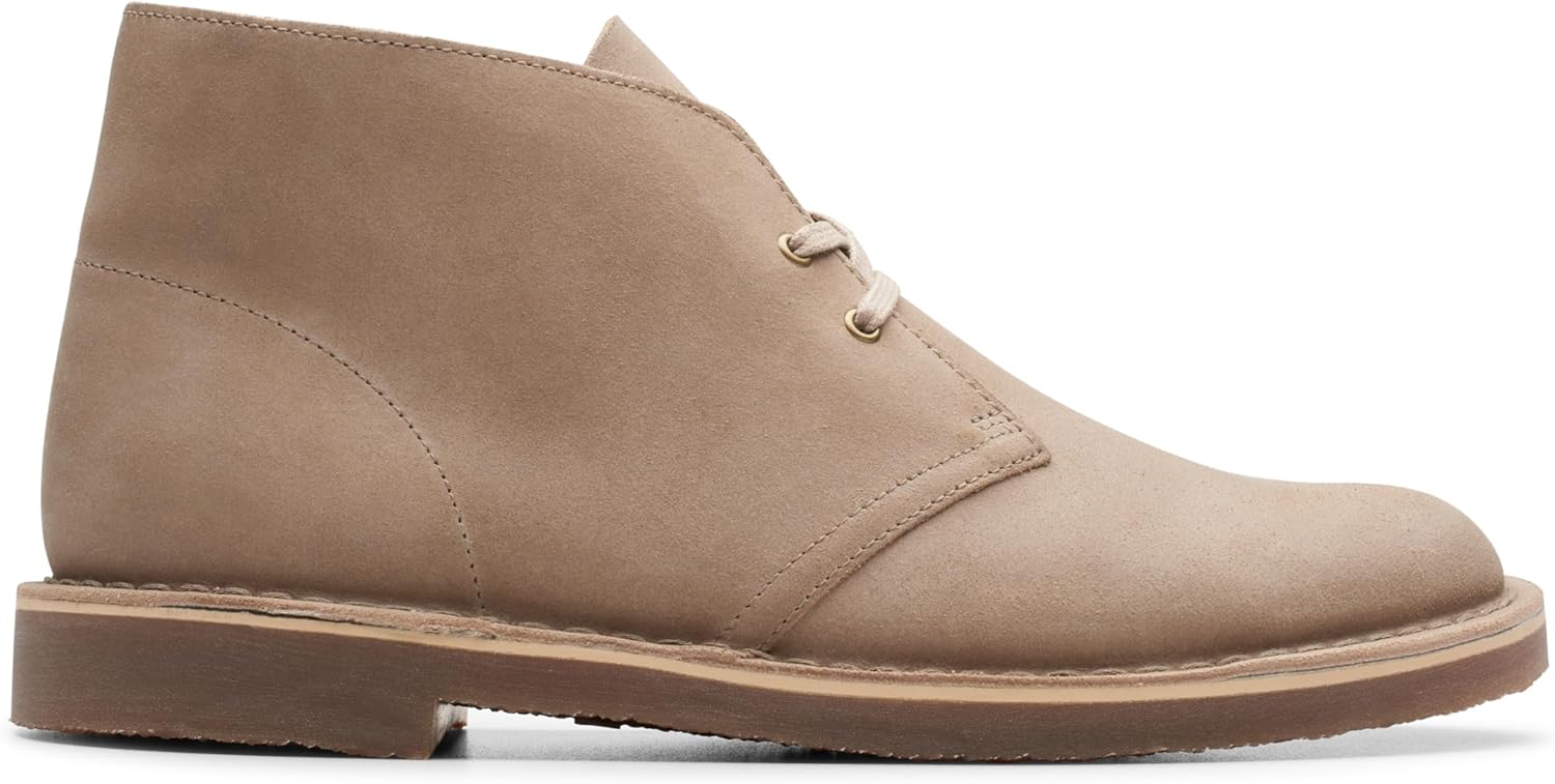 Мужские ботинки Clarks Shepton с шнуровкой, Taupe Distressed Leather — фото 2