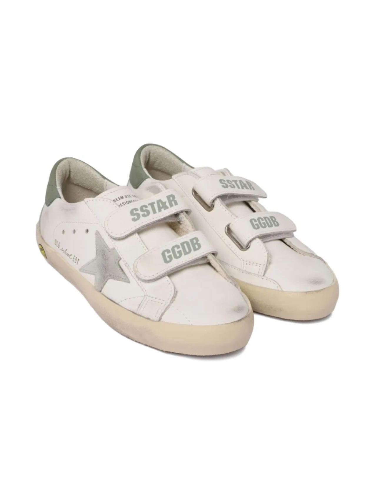 

Golden Goose Kids кожаные кроссовки, белый