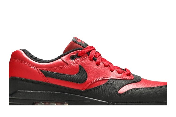 Кроссовки Nike Air Max 1 Leather Premium 'Gym Red Black', красный — фото 2