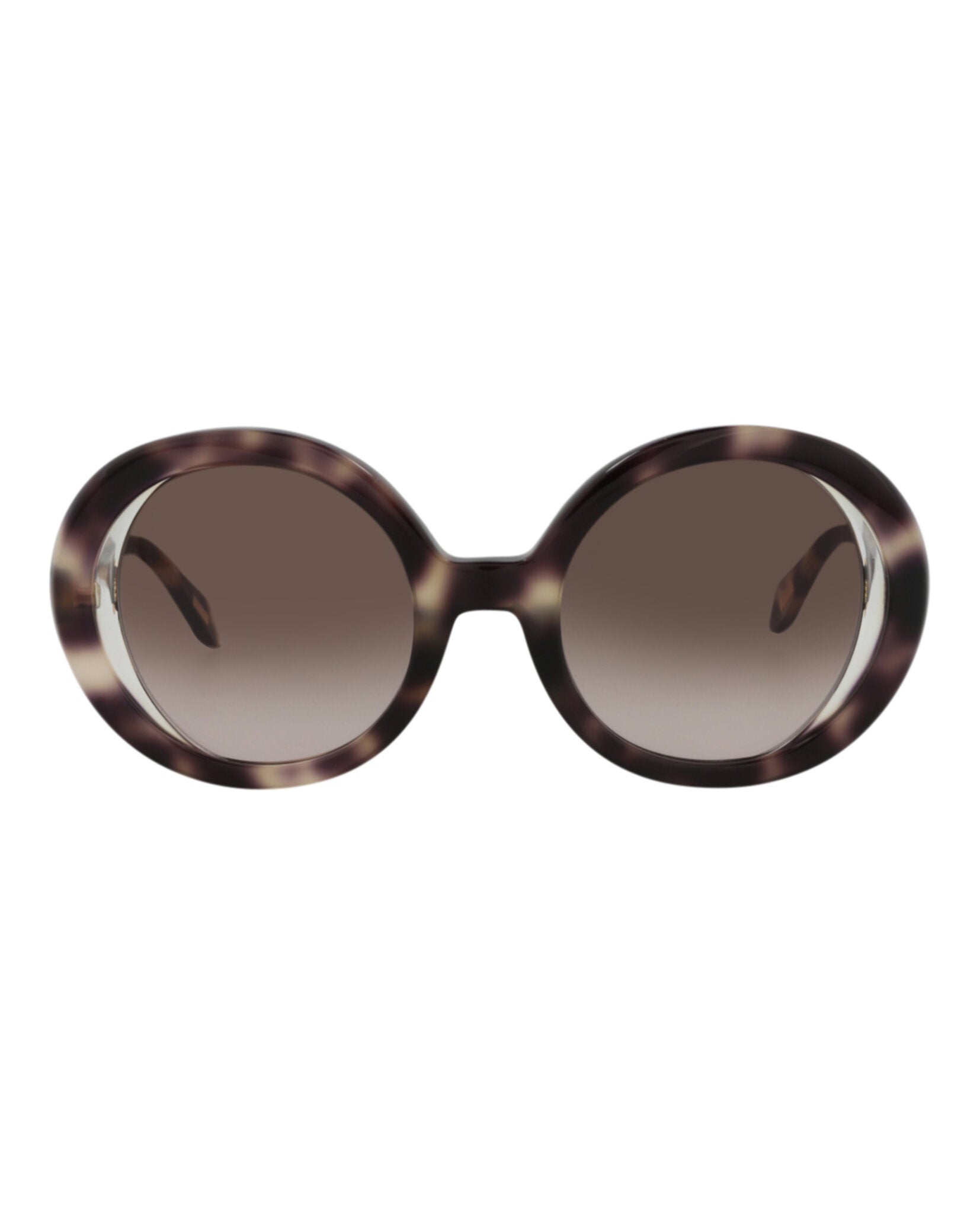 

Солнцезащитные очки в круглой оправе из ацетата Just Cavalli, цвет havana havana brown