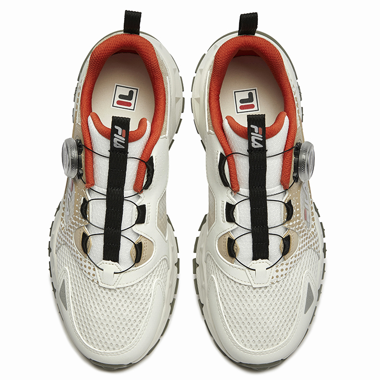 Уличная обувь унисекс FILA KIDS, белый/коричневый/желтый — фото 4