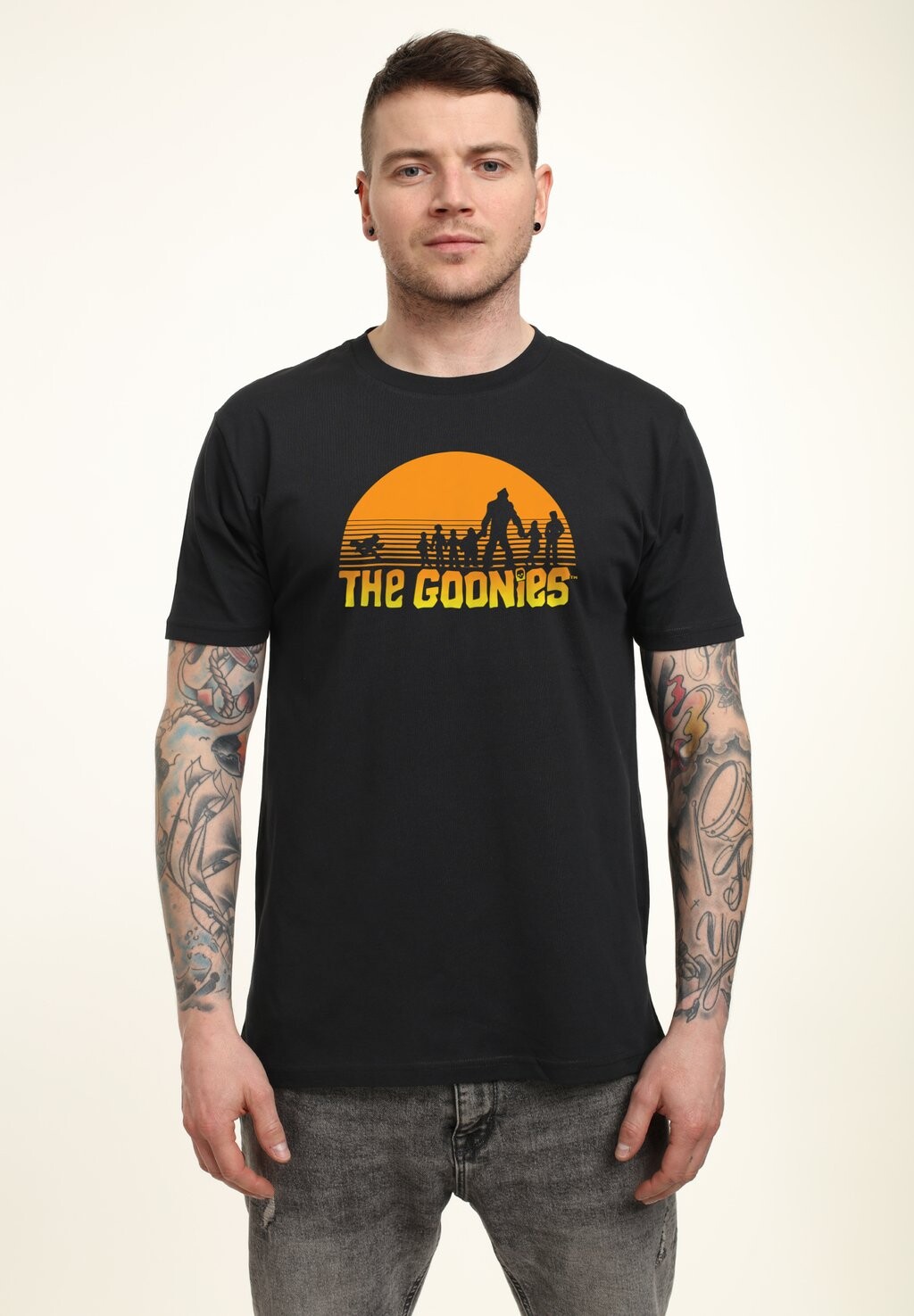 

Футболка с принтом THE GOONIES SUNSET Henry Tiger, черный