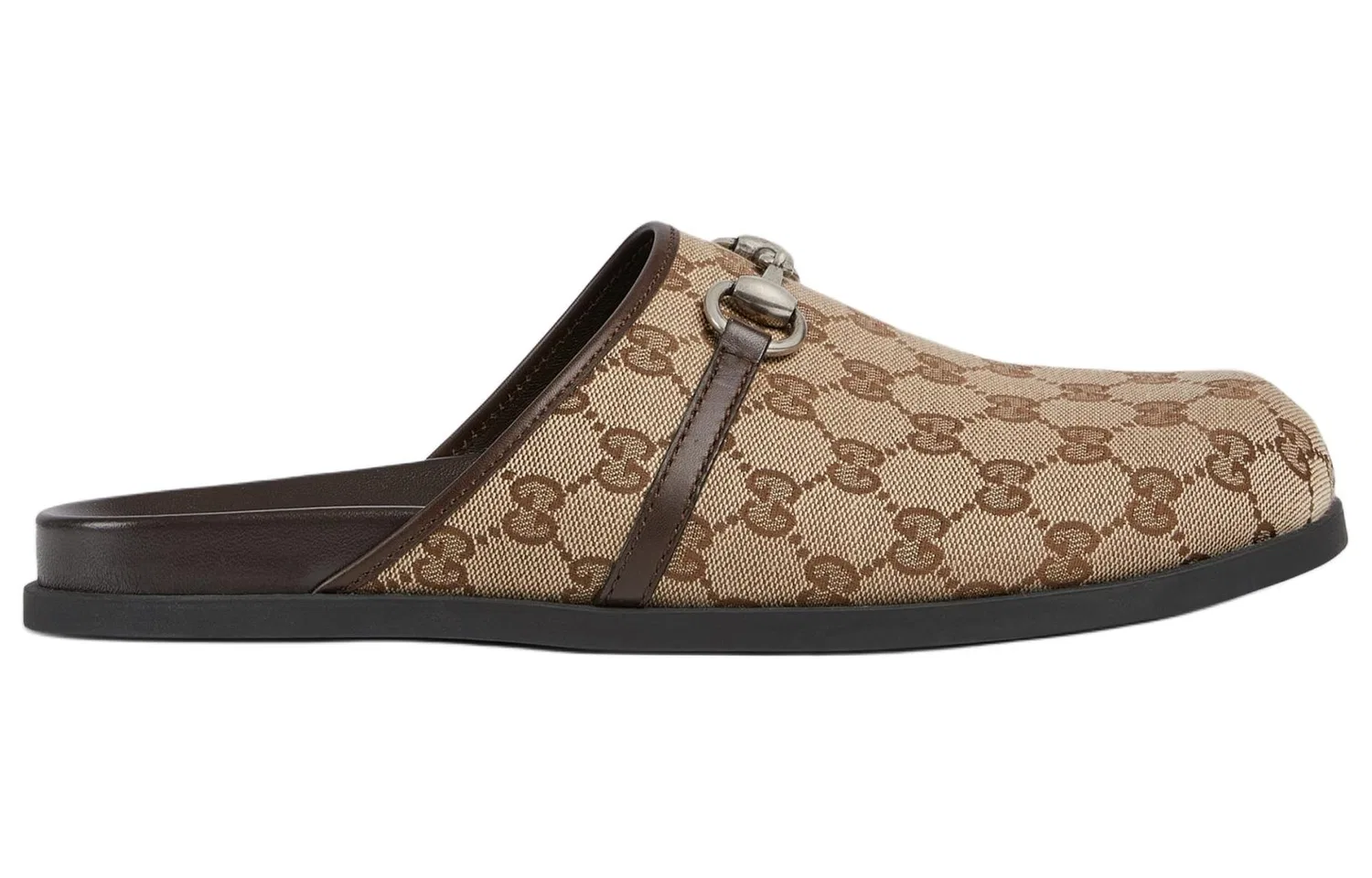 Шлепанцы с логотипом GUCCI Ebony — фото 3
