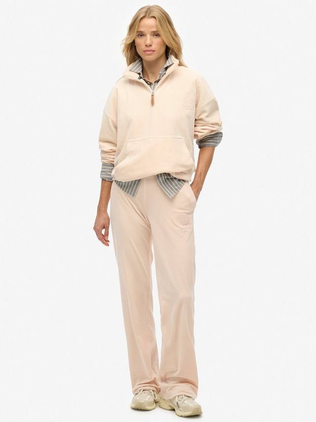 

Вельюровые джоггеры Country Club Superdry, Pink Tint