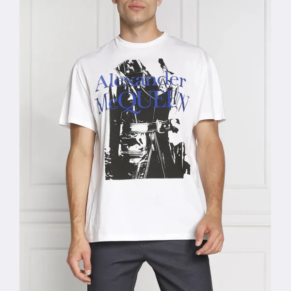 

Футболка стандартного кроя Alexander Mcqueen, белый