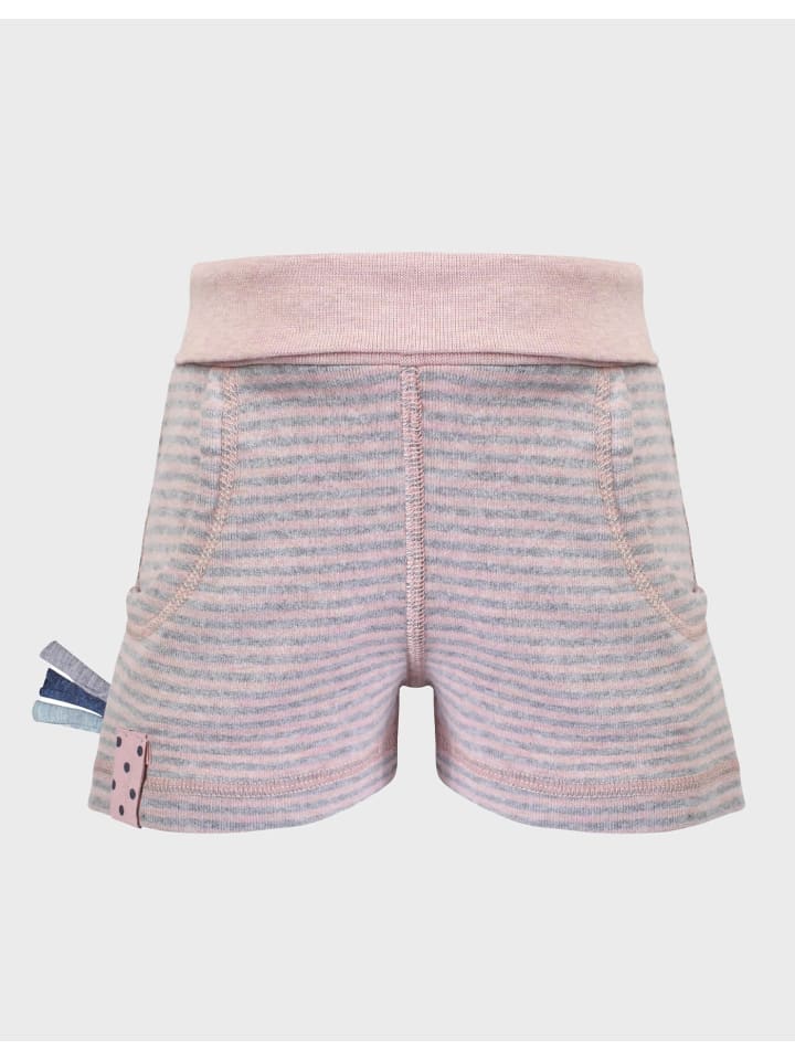 

Детские шорты без застежек, цвет розовый меланж OrganicEra