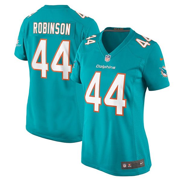 

Женская футболка Chop Robinson Aqua Miami Dolphins Nike, Синий, Женская футболка Chop Robinson Aqua Miami Dolphins Nike