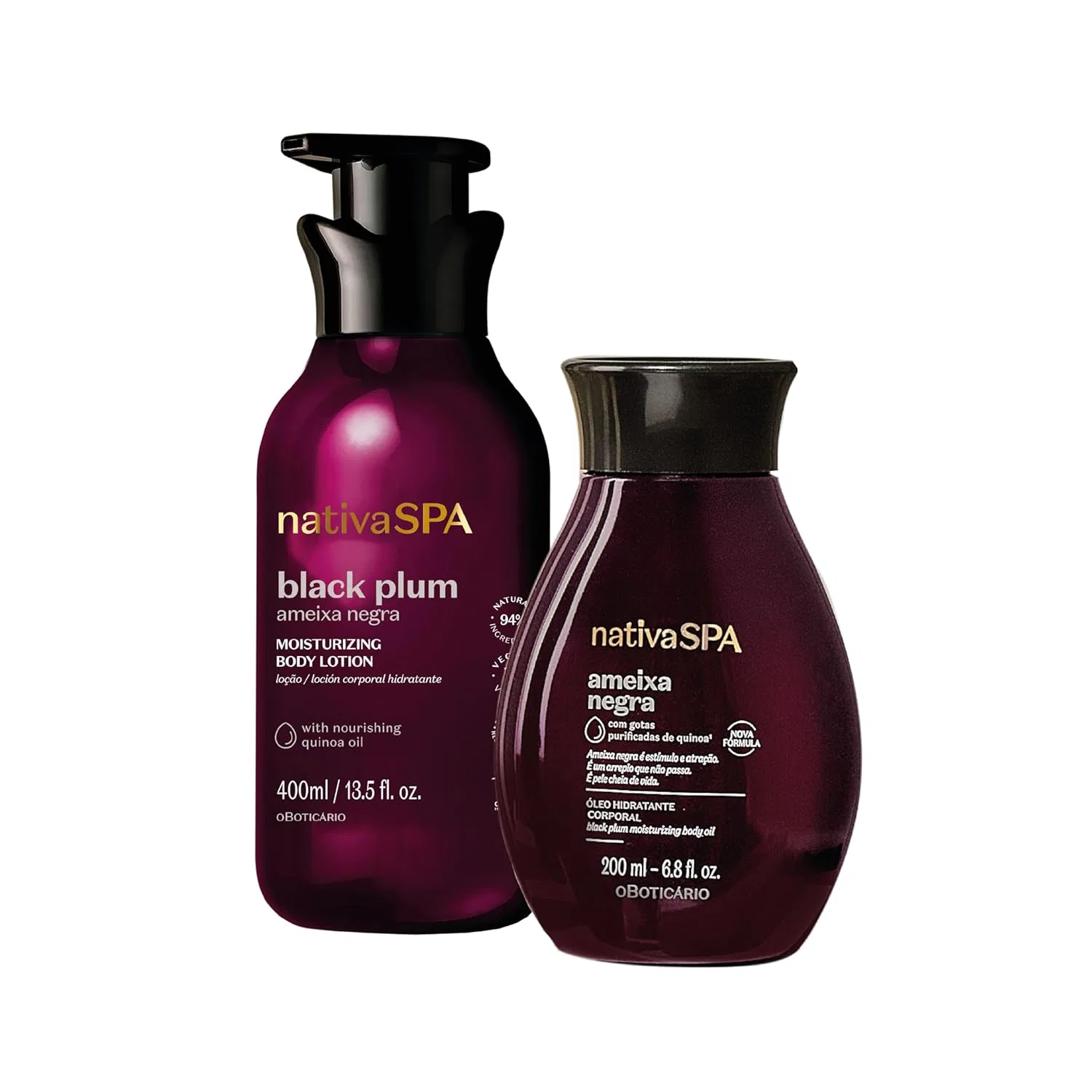 Подарочный набор для ухода за кожей «Nativa SPA Black Plum» от O Boticário O Boticario
