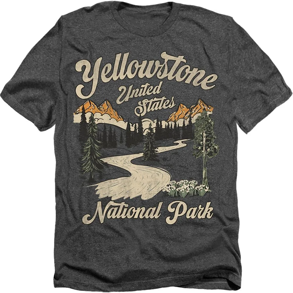

Футболка Yellowstone National Park Vintage Unisex Adult Heather Popfunk