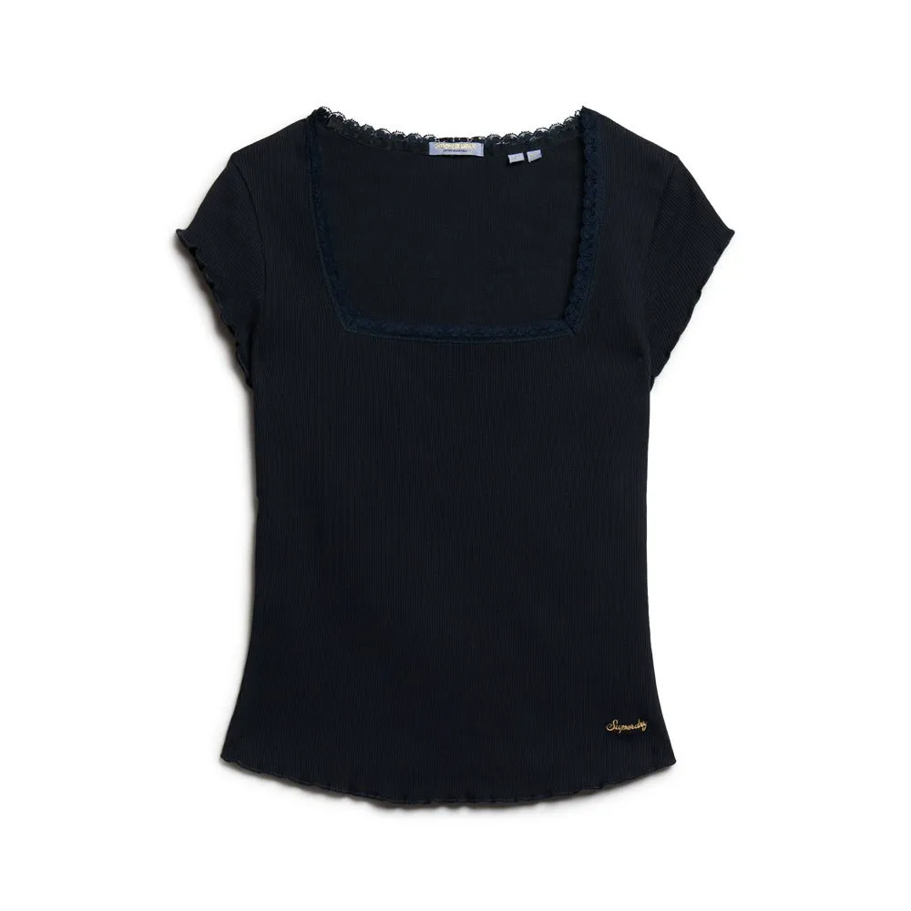 

Футболка Superdry Essential Square Neck, синий