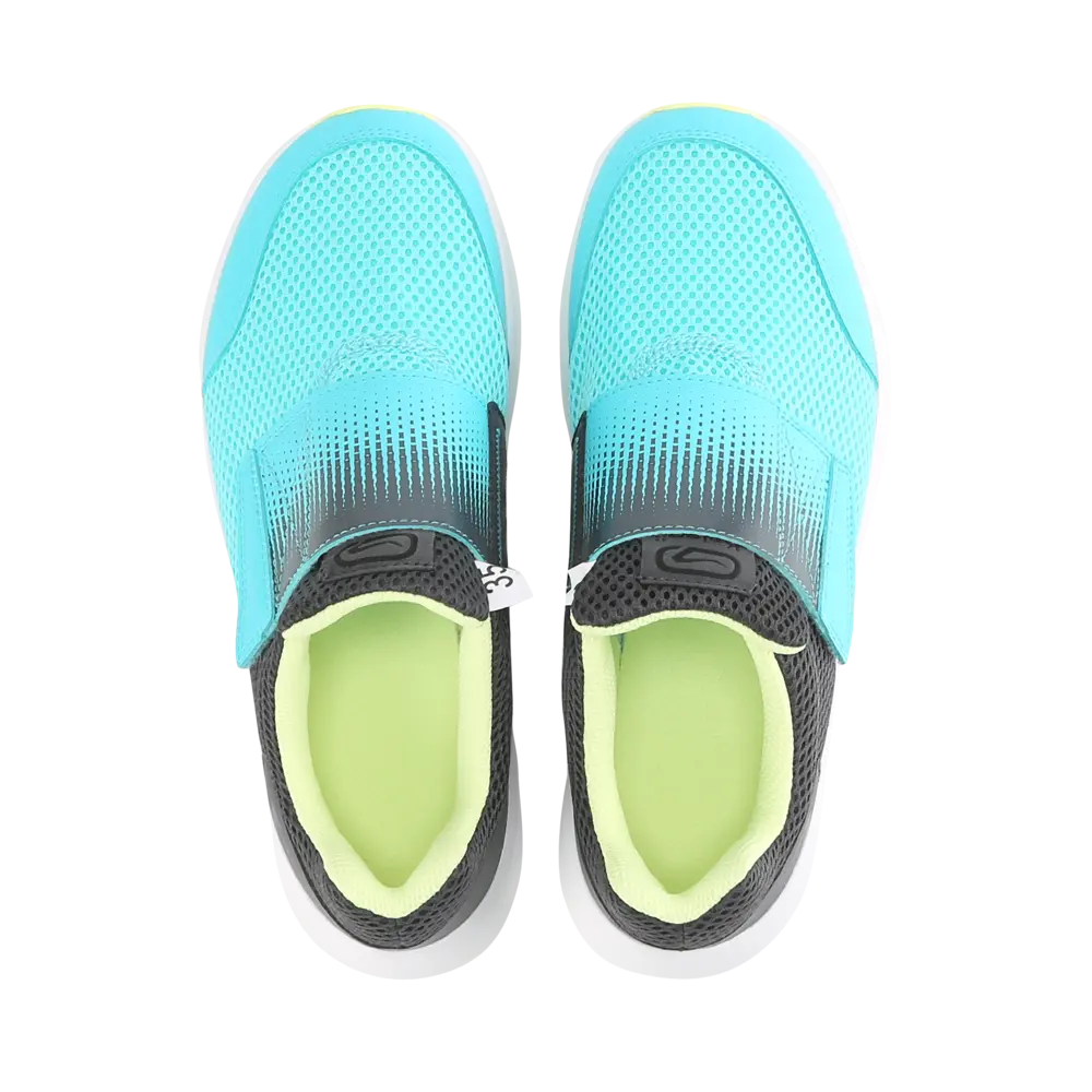 DECATHLON Детские кроссовки с противоскользящей подошвой, синие, черные, детские — фото 4
