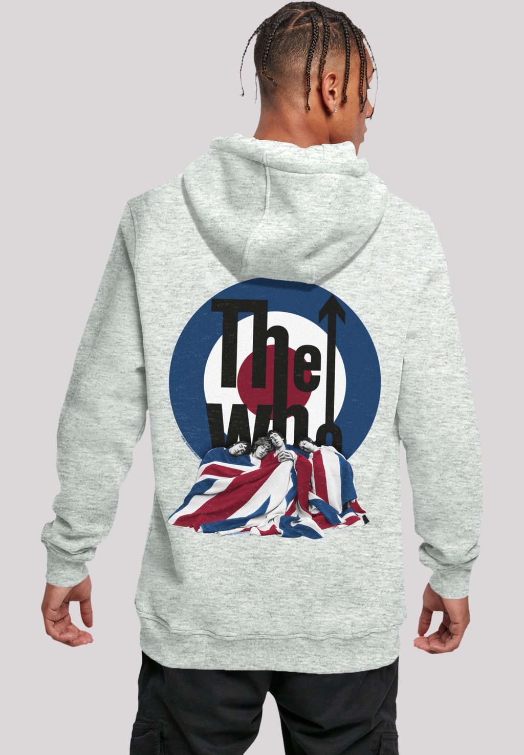 

Толстовка THE WHO FLAG F4NT4STIC, серый