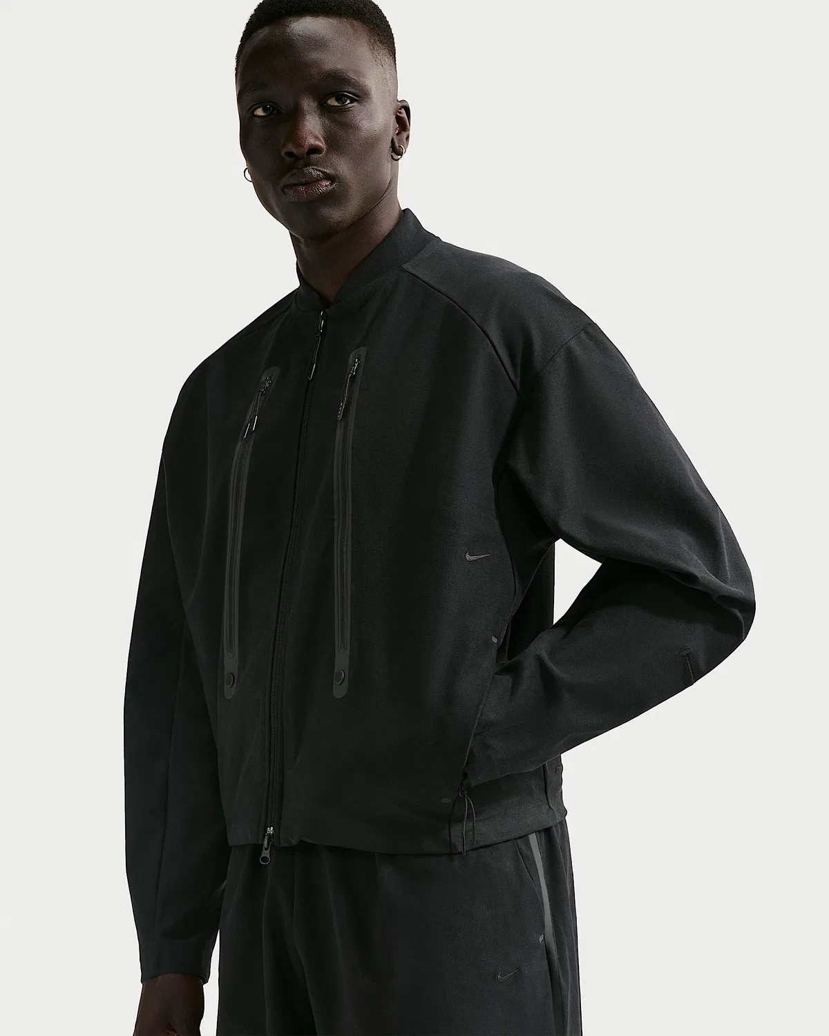 Мужская куртка Nike Tech Dri-FIT Shori Knit, Black/Black