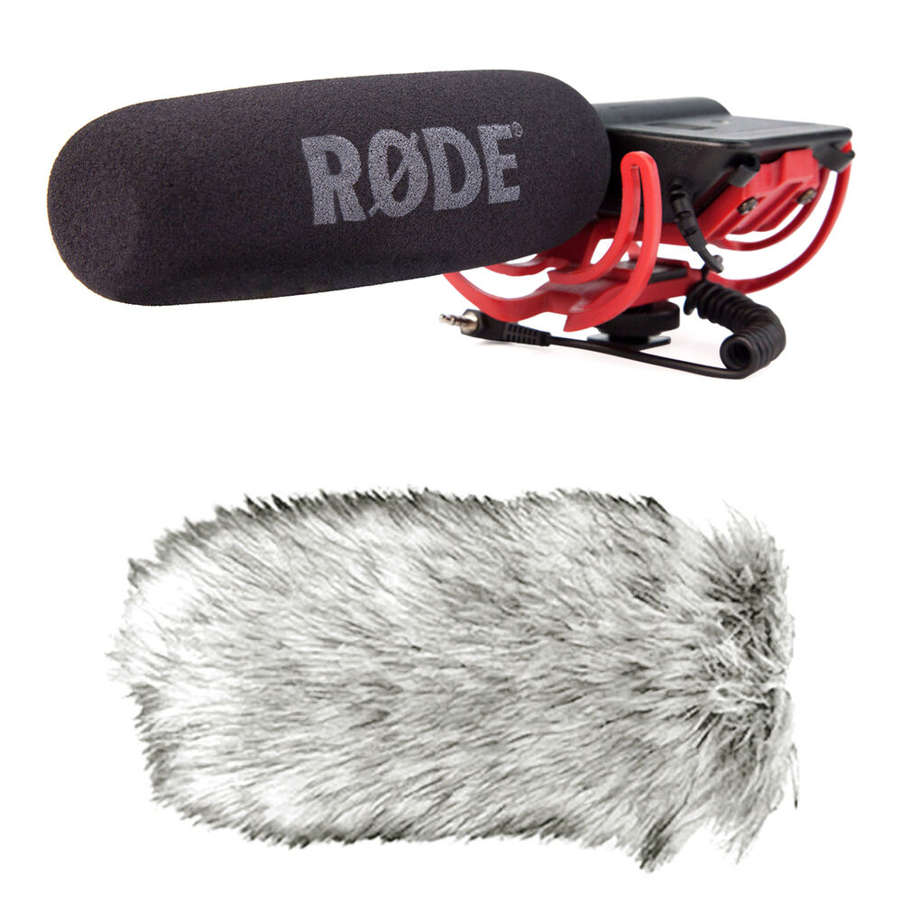

Комплект микрофона-пушки RODE VideoMic для крепления на камеру с защитой от дохлой кошки