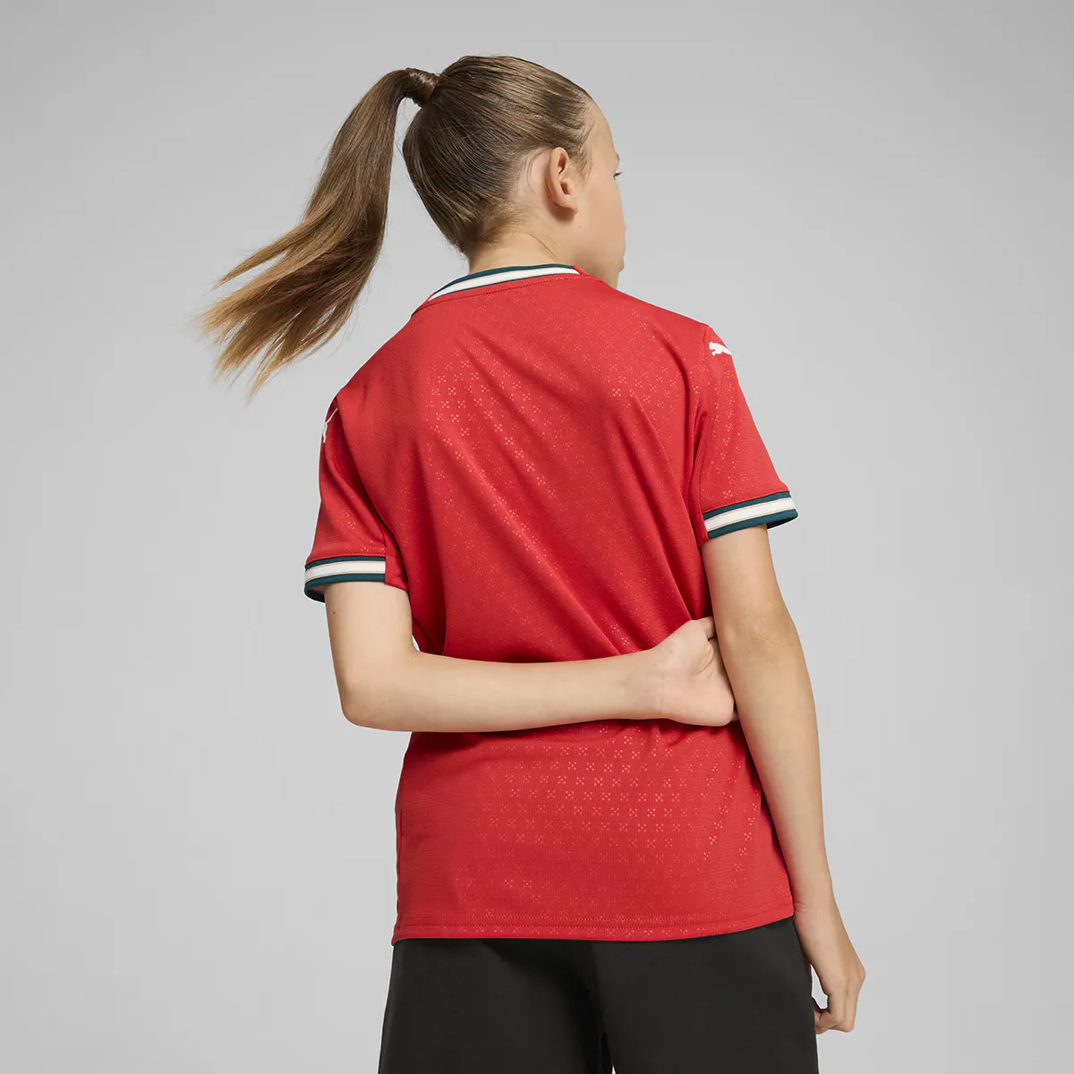 Детская футболка 1-й сборной Португалии FPF Puma, красный — фото 2