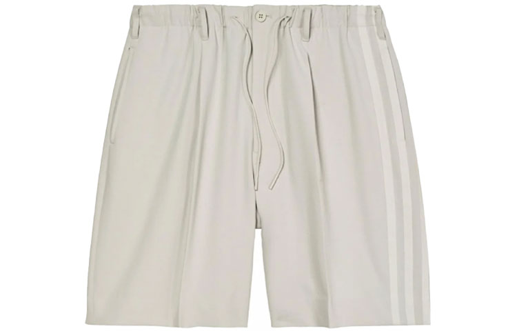 

Шорты Y 3 до колена мужские светло-серые Y-3, светло-серый