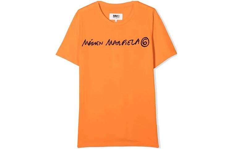 

Детская футболка Maison Margiela, оранжевый