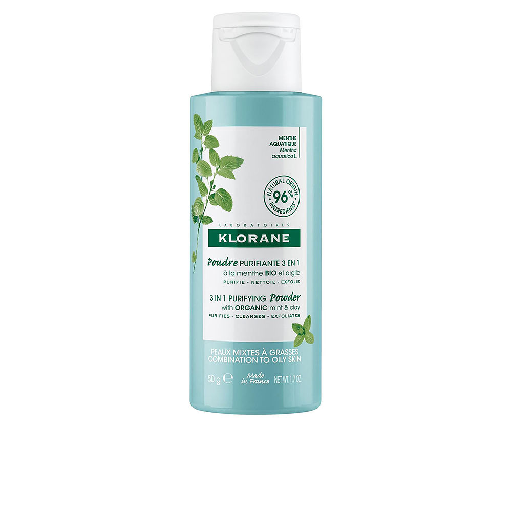 

Скраб для лица Menta bio polvo purificante 3 en 1 Klorane, 50 г