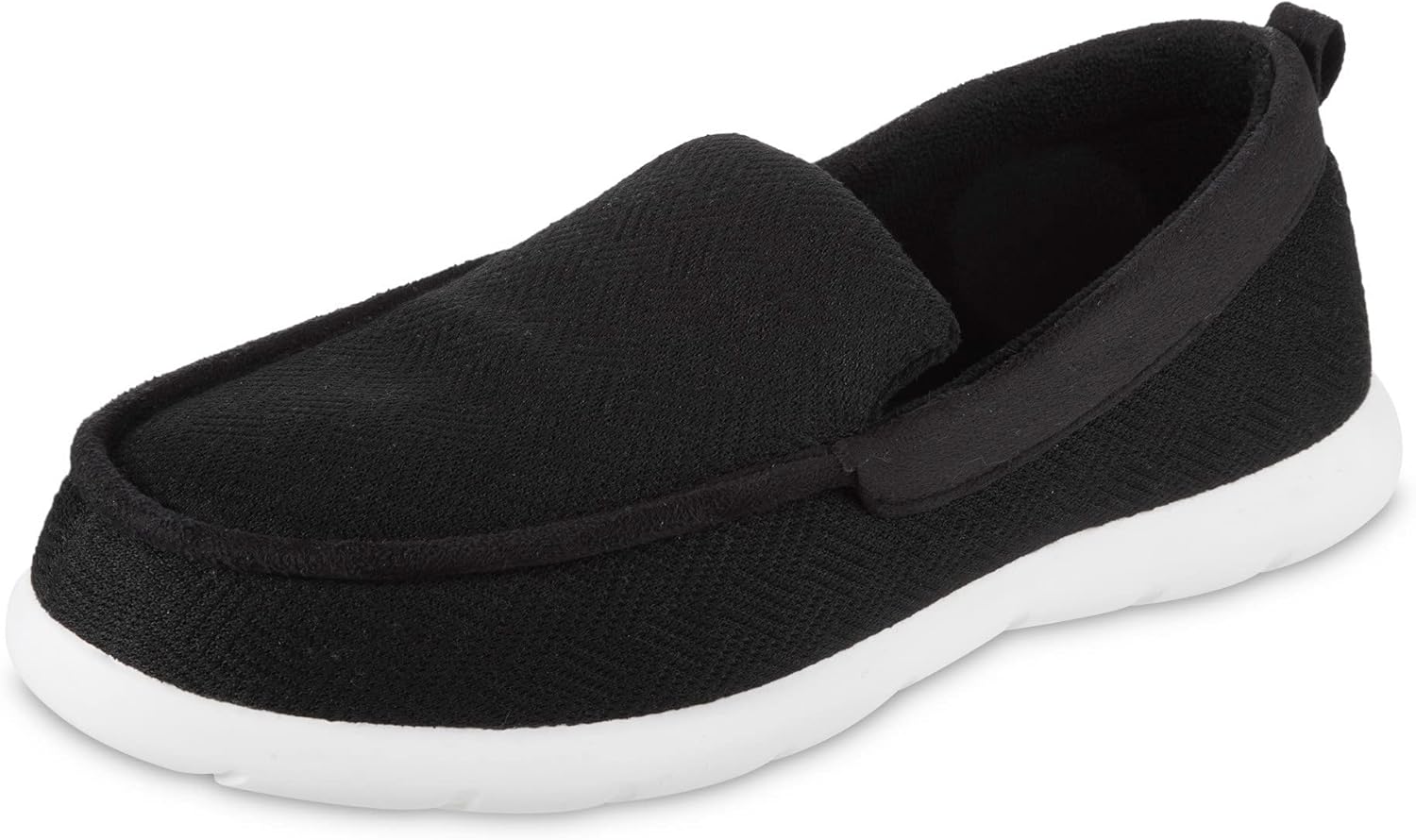 

Мужские спортивные мокасины Isotoner Zenz, обувь без шнурков, черный