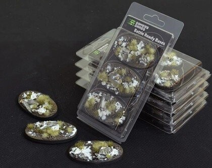 

Gamers Grass: Подставки Овальные - Зима 75 мм (3 шт.) Inna marka