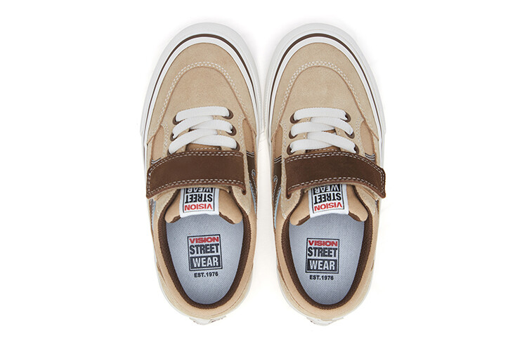 Кроссовки vision street wear Stick Kids Skateboarding Shoes Kids Low-top Milk Tea Brown, цвет Oatmeal — фото 4