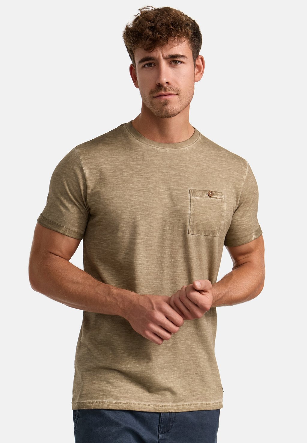 

Базовая футболка KILMON INDICODE JEANS, светло-коричневый