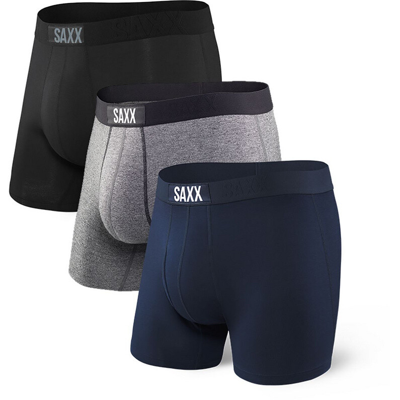 

Набор мужских боксеров Vibe, 3 шт Saxx Underwear, черный