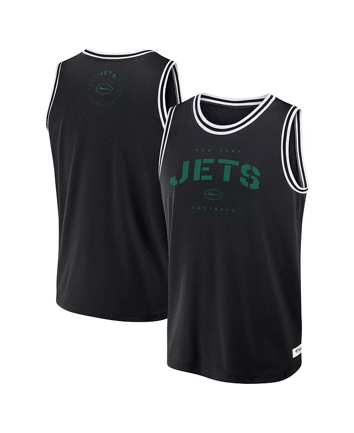 

Мужская черная майка-безрукавка New York Jets Elements Future Ground Jersey Fanatics