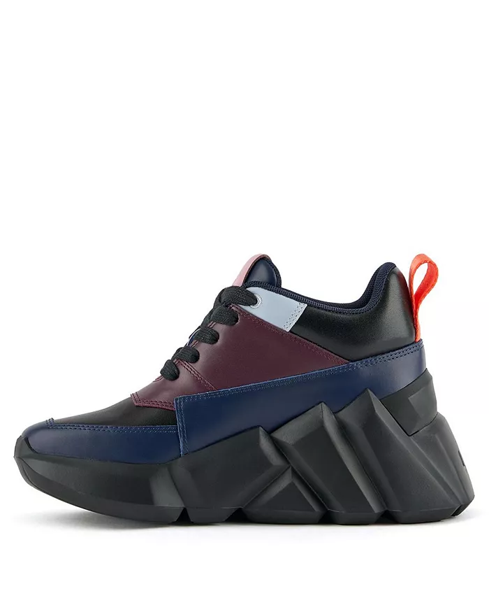 Женские кроссовки Space Kick Max с верхом из нубука и овчины United Nude, фиолетовый — фото 3