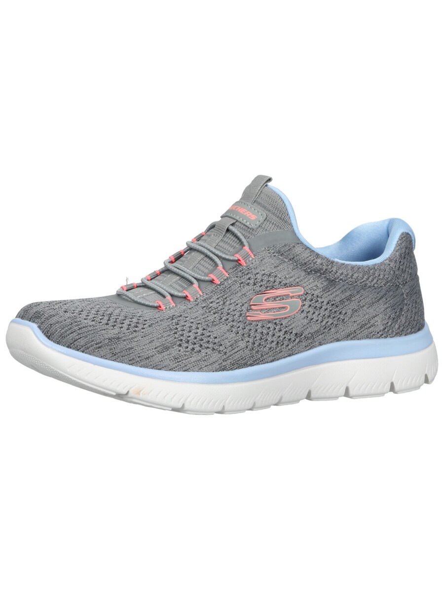 Слипоны SKECHERS, mottled grey