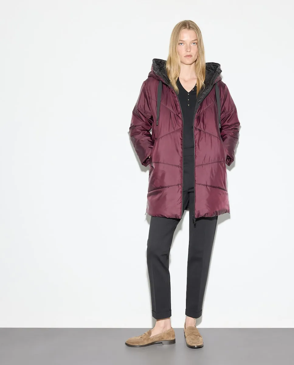 

Длинный гладкий пуховик для женщин Woman El Corte Inglés, бордовый