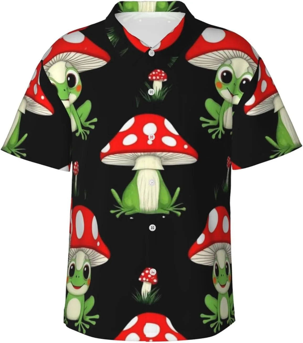 

Мужская рубашка с коротким рукавом Casual Summer Beach WOEZKEX