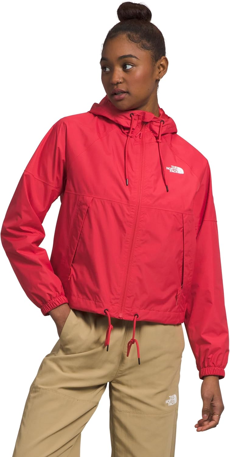 

Женская ветровка The North Face Antora с регулируемым капюшоном, красный