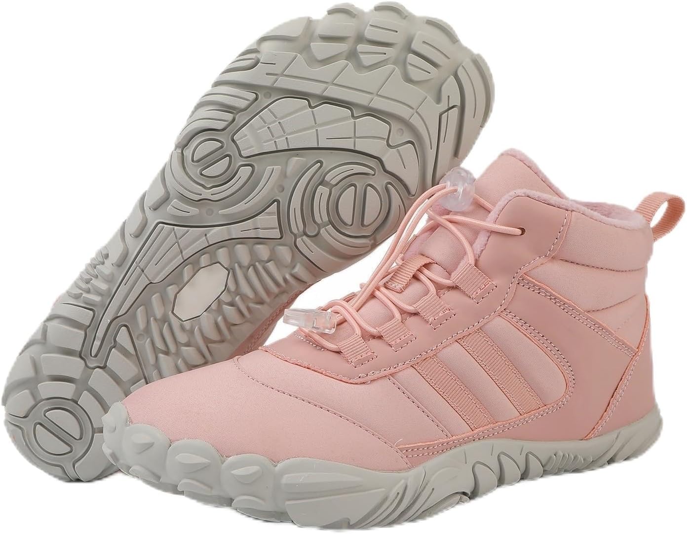 

Ботинки для женщин и мужчин, противоскользящие и водонепроницаемые зимние Kvotuu, розовый