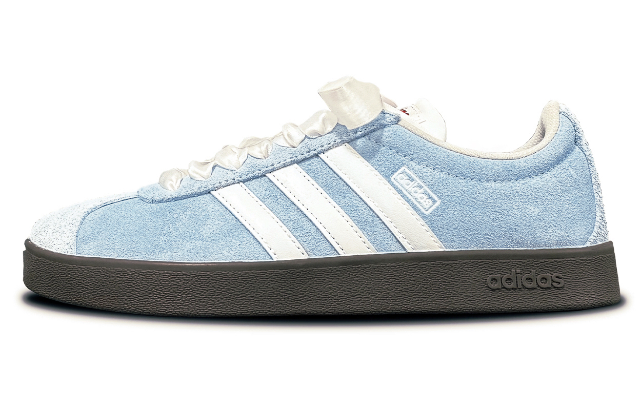 

Adidas Neo ВЛ Корт 2.0 противоскользящие, износостойкие, легкие низкие скейтерские кроссовки унисекс синий белый, цвет Blue White