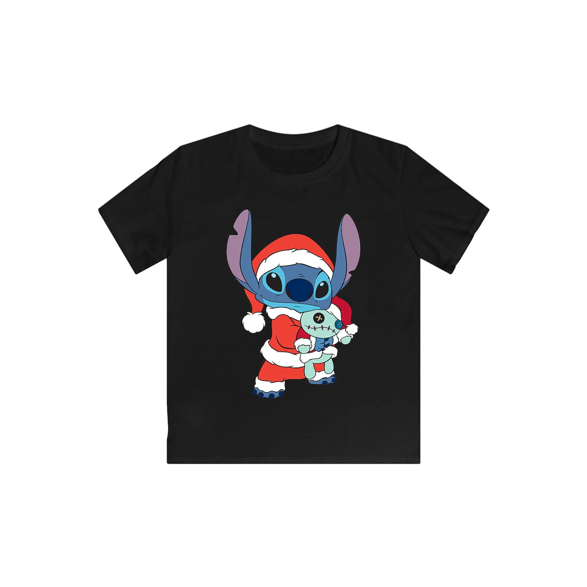 

Футболка F4NT4STIC «Disney Lilo and Stitch Christmas», унисекс для детей, товары премиум-класса, для мальчиков, для девочек, с принтом, черный