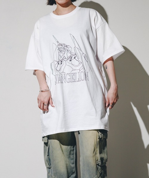 

Футболка с вышивкой, 6 унций (170 г) FRUIT OF THE LOOM x EVANGELION, белый