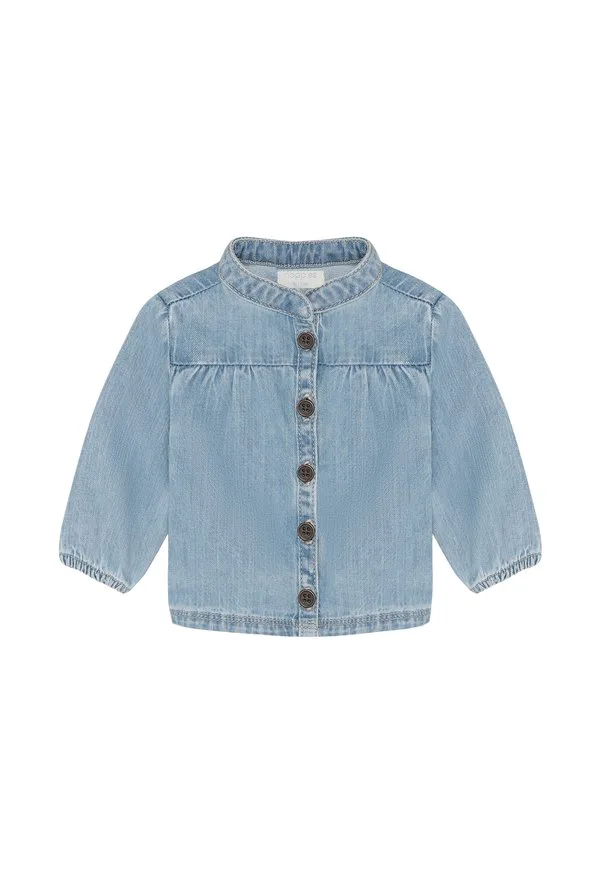 Блузка на пуговицах Noppies, Light Blue Denim