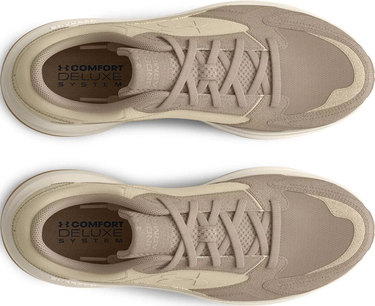 Мужские кроссовки Under Armour UA Edge Lthr Cross Trainer, серо-коричневый — фото 2