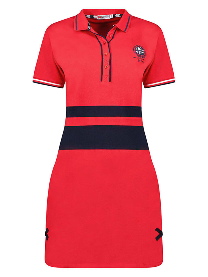 

Длинное платье Geographical Norway Polo, красный