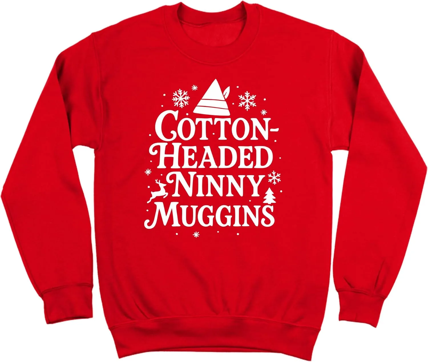 

Donkey Tees COTTON HEADED NINNY MUGGINS - смешная рождественская толстовка