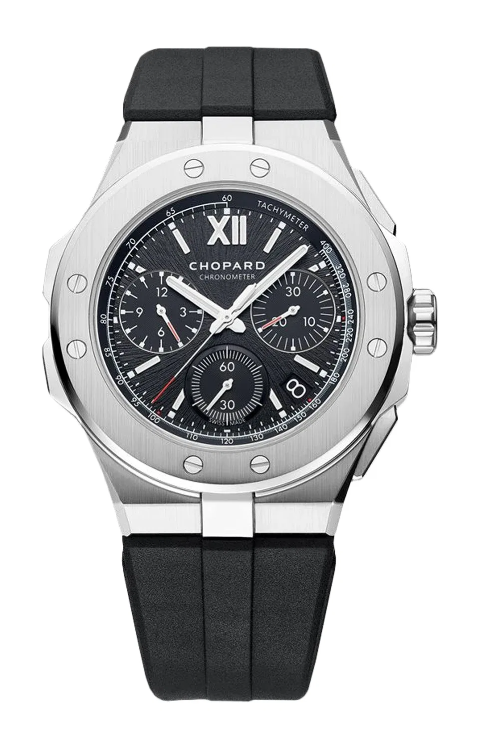 ALPINE EAGLE XL CHRONO 44 ММ, АВТОМАТИЧЕСКИЙ, CHOPARD LUCENT STEEL A223 - 298609-3004, серебряный